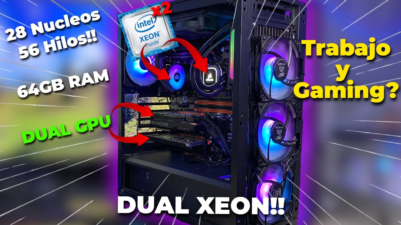 ARME UNA SUPER PC CON DOS PROCESADORES Y DOS GRAFICAS!!! Se puede jugar en ella? (Dual Xeon)