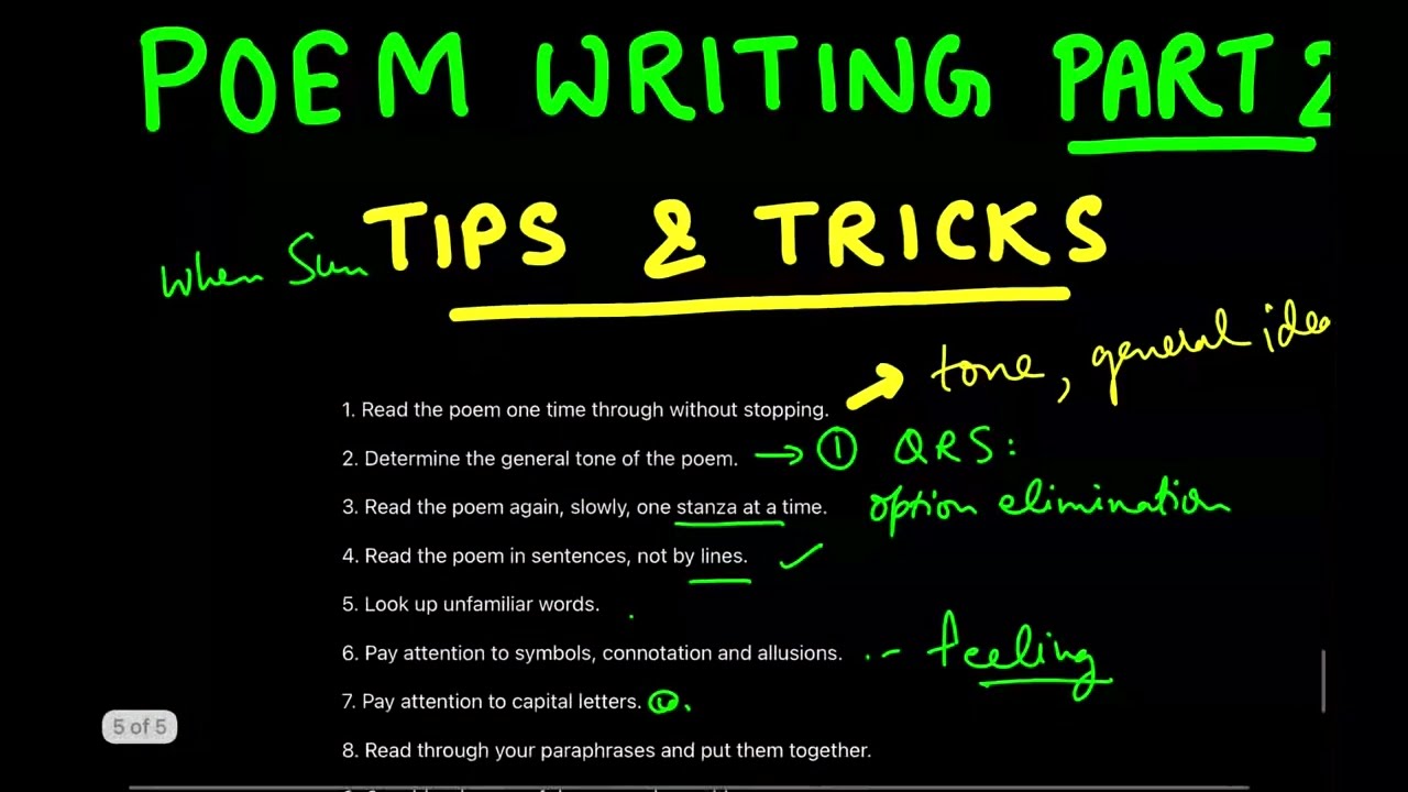 Poem based RC - Tips & Tricks| Expected Poem for XAT 2023 Workshop 15| How to analyze poems