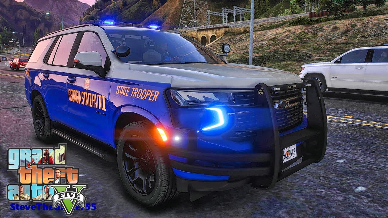 Playing GTA 5 As A POLICE OFFICER Highway Patrol|| GSP|| GTA 5 Lspdfr Mod| 4K
