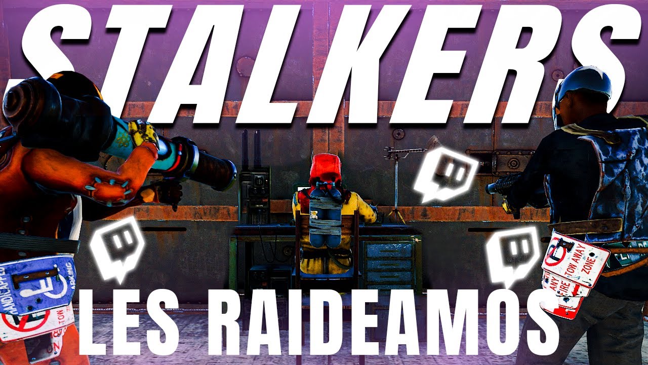 RAIDEAMOS a STALKERS mientras VEN el DIRECTO - RUST - Gameplay español