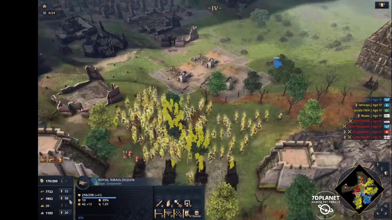 Age Of Empires IV Team Ranked Battle Match