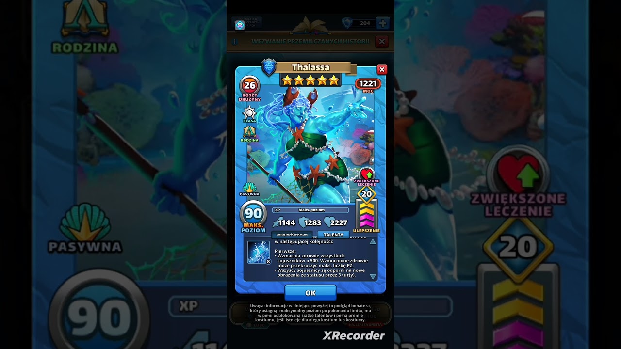 Empires and Puzzles Thalassa Review After Buff - UNTOLD TALES - Thalassa Recenzja Po Wzmocnieniu