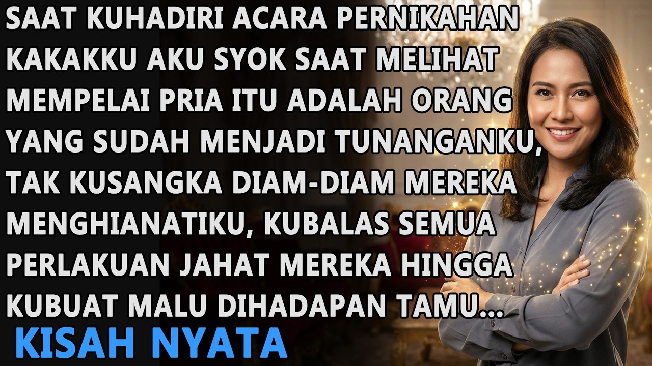 SAAT KUHADIRI PERNIKAHAN KAKAKKU AKU SYOK MELIHAT MEMPELAI PRIA NYA ADALAH TUNANGANKU, TERNYATA..