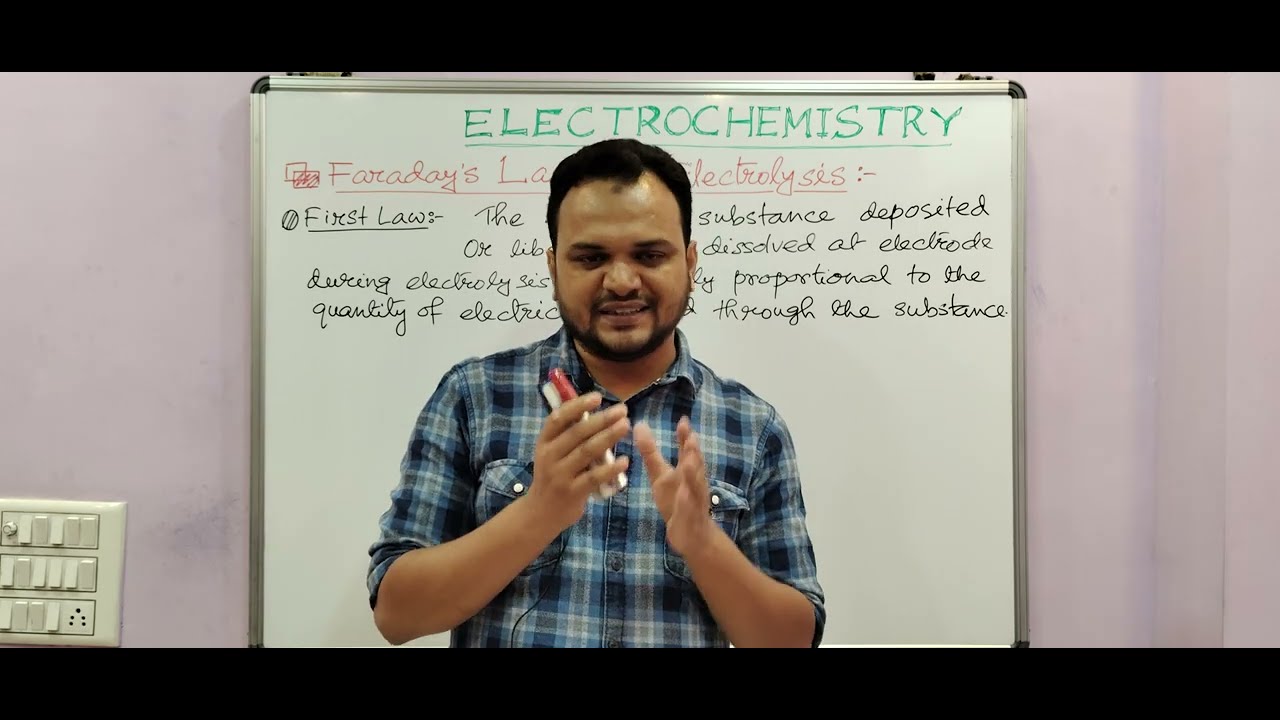 Electrochemistry (class 12) - Faraday's Laws of Electrolysis