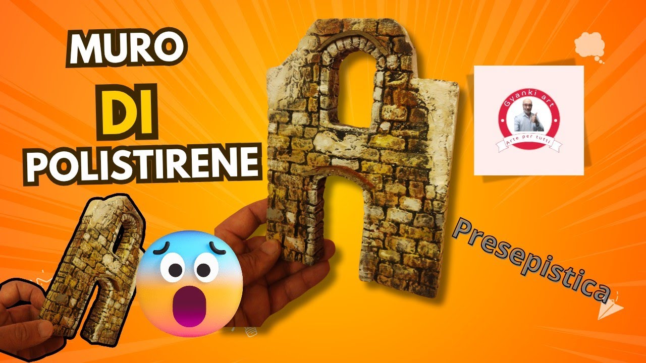 MURO IN POLISTIRENE PER PRESEPI