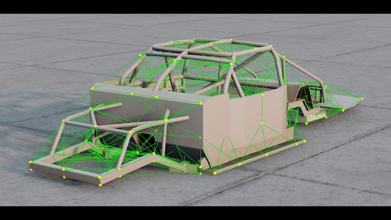 Chassis JBeam Timelapse | BeamNG.Drive Gen 6 NASCAR Stock Car REMASTER