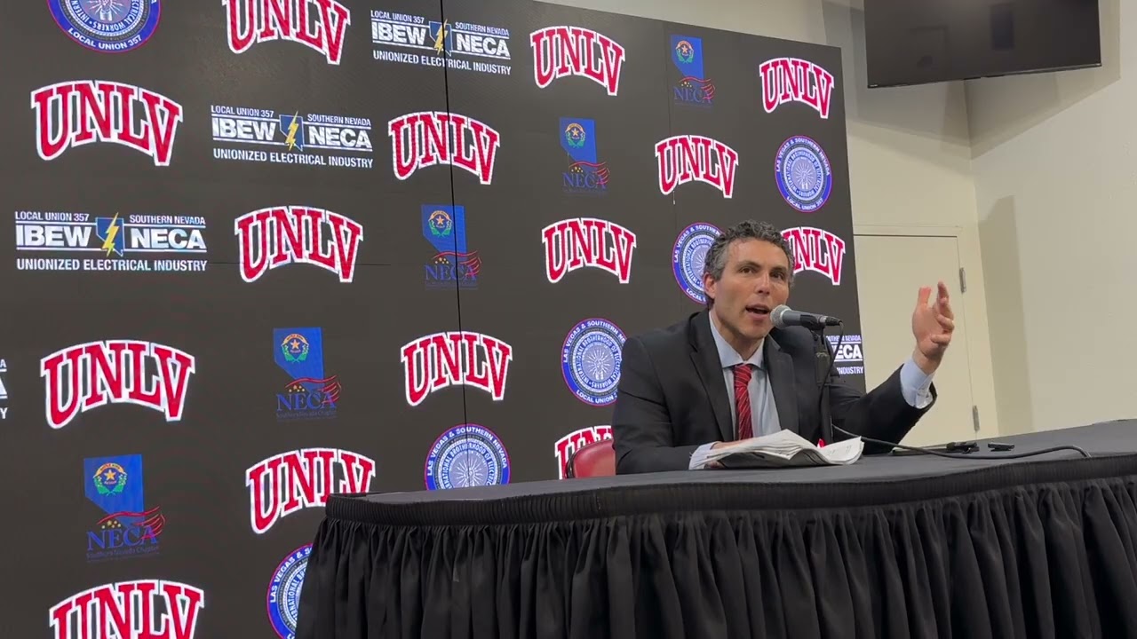 Head Coach Josh Pastner after UNLV’s 91-86 loss to Colorado State #UNLVMBB 