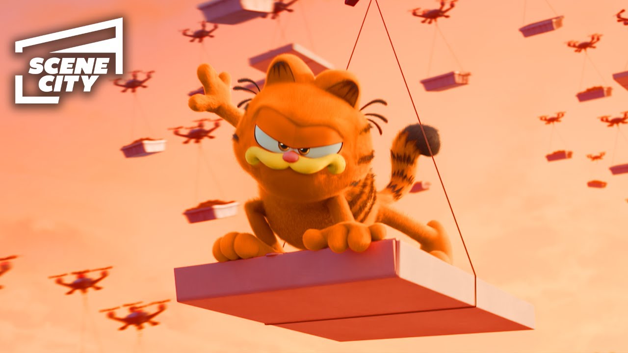 Train Mission to Rescue Vic | Garfield (Chris Pratt, Samuel L. Jackson, Hannah Waddingham)