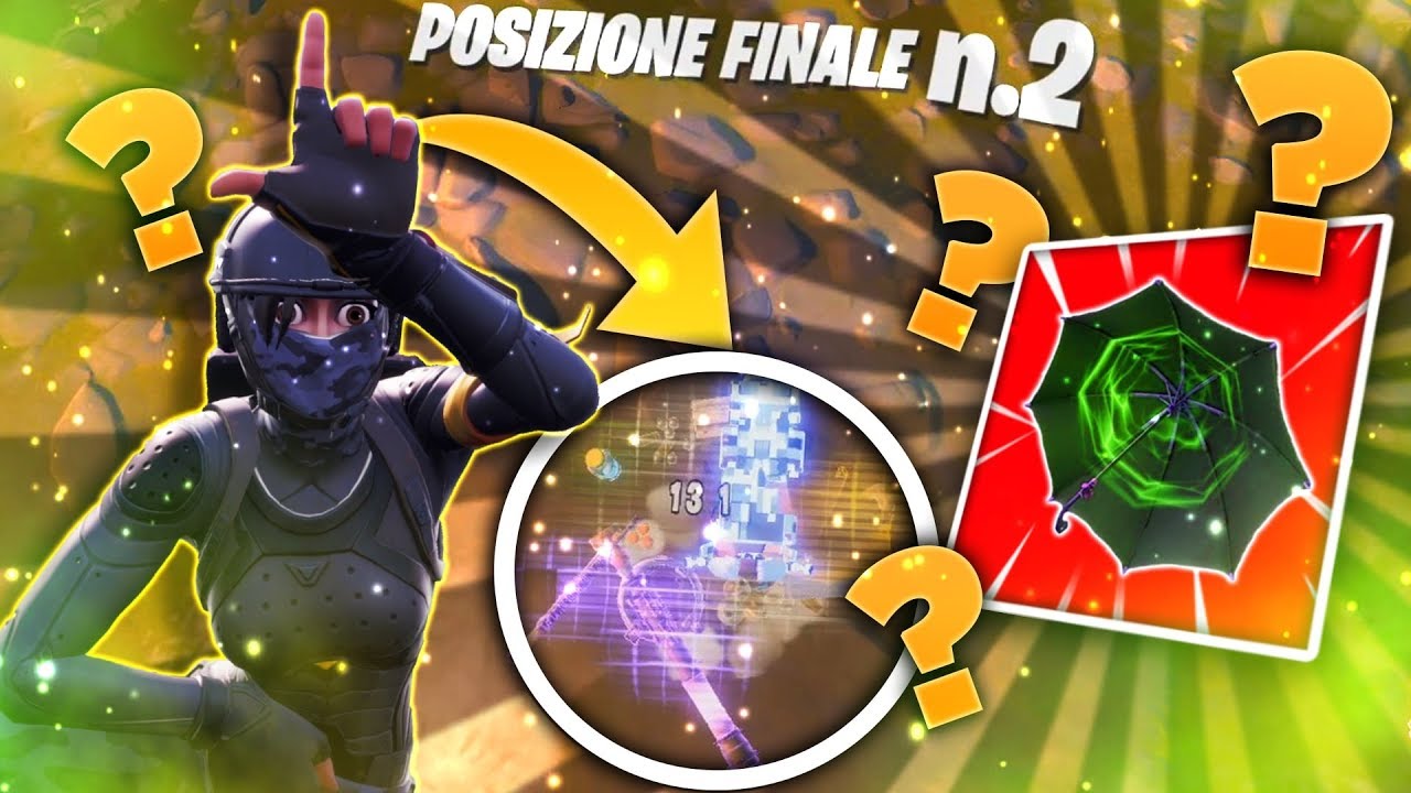 UN OMBRELLINO MI HA ROVINATO LA PARTITA!! COSA DIAVOLO SUCCEDE SU FORTNITE ??