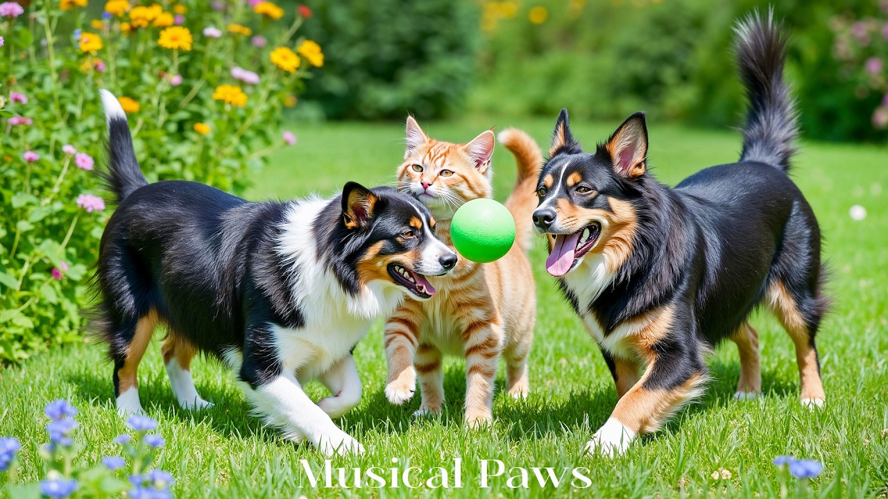 Pet Calming TV to Watch🐶🐱 Soft Anti-Anxiety Music to Keep Dogs and Cats Peaceful All Day