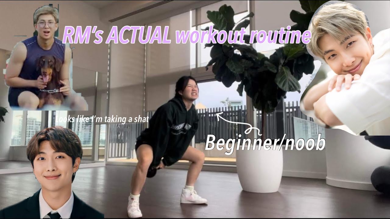 I tried BTS NAMJOON ACTUAL WORKOUT watch to find out routine!