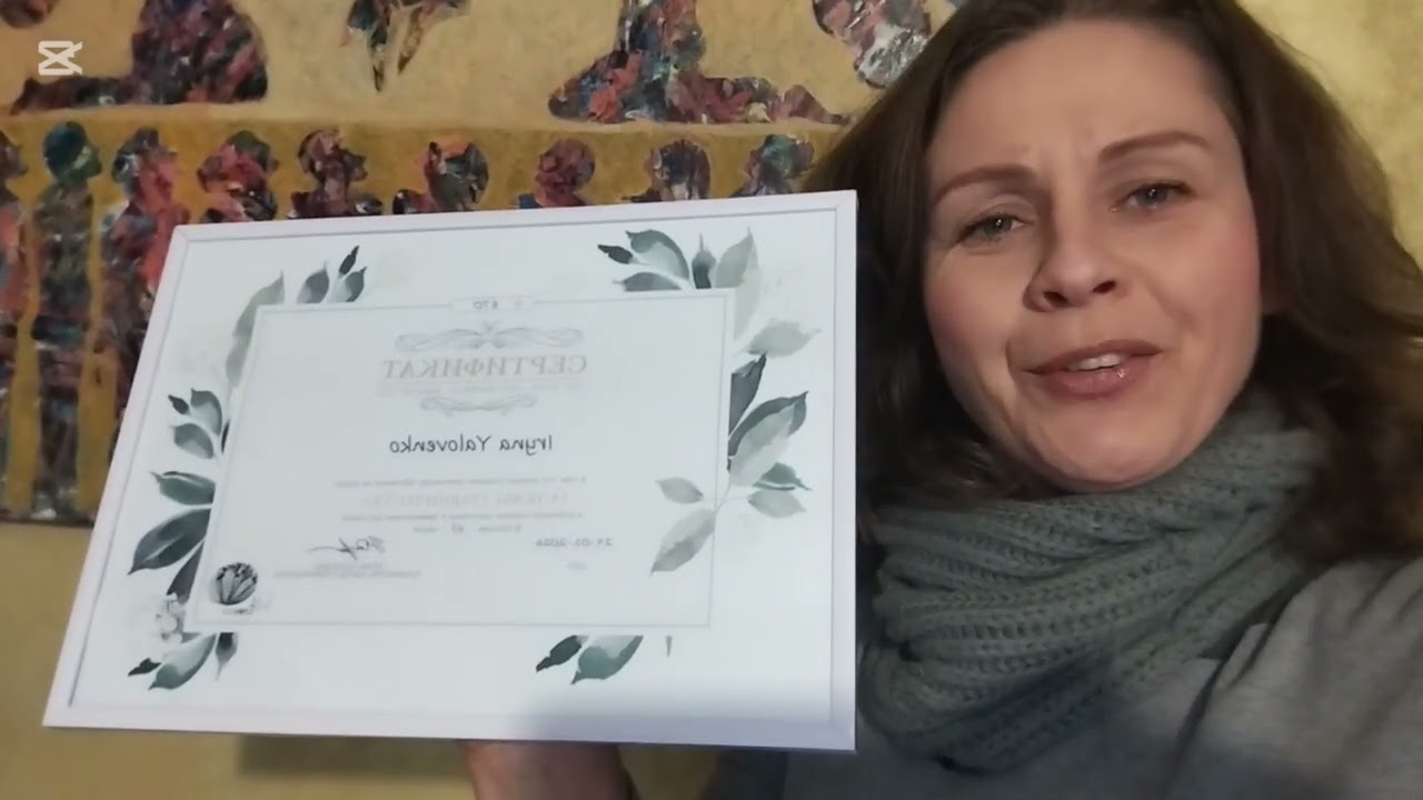 Certificato di scuola delle erbe 