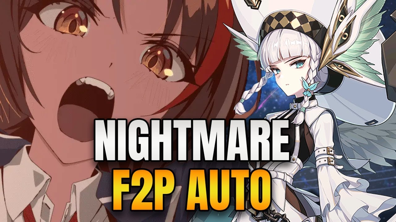 Nightmare Ethel F2P (No Lua) Auto Level 5 Blessing (Trials of the Constellation) - Epic Seven