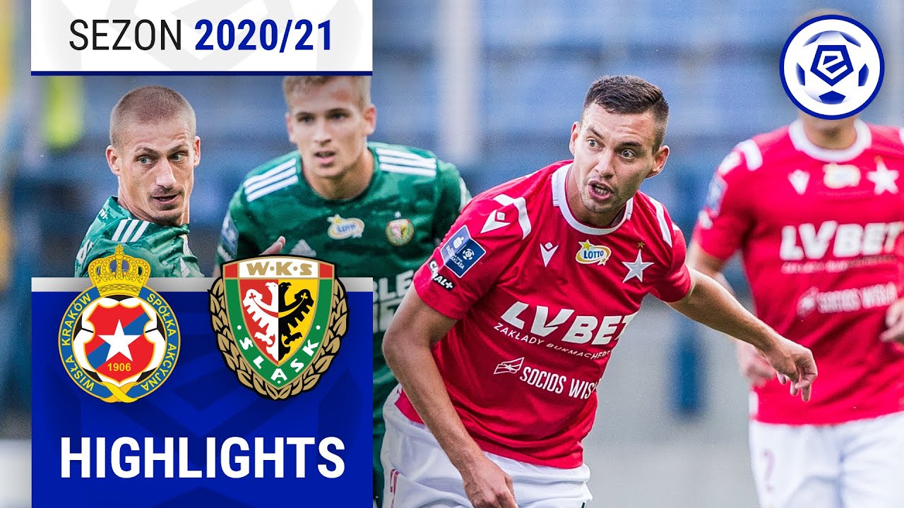 Wisła Kraków - Śląsk Wrocław 1:3 | SKRÓT | Ekstraklasa 2020/21 | 2. Kolejka