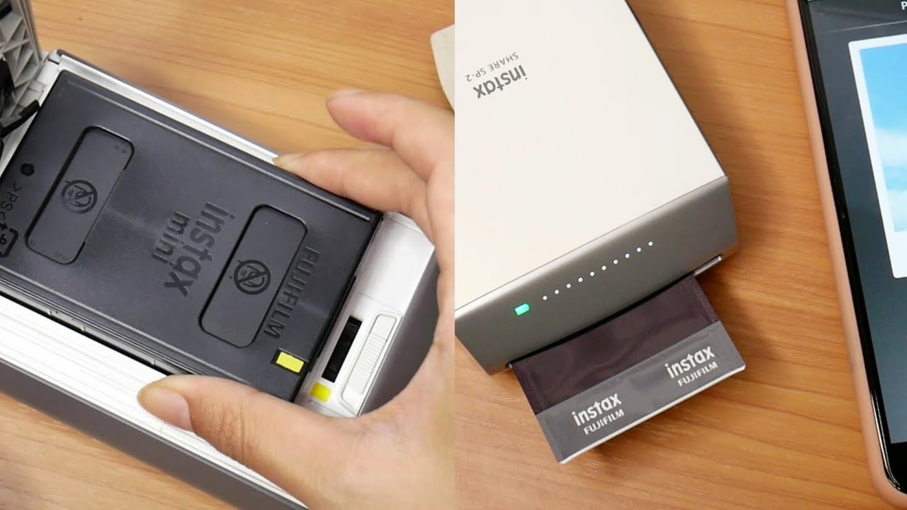 ASMR Paper Refill & Printing Fujifilm Instax Share SP-2 | Cara edit brightness, collage, dll