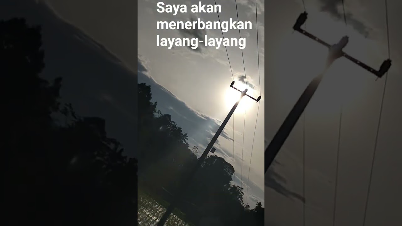 saya akan menerbangkan layang-layang