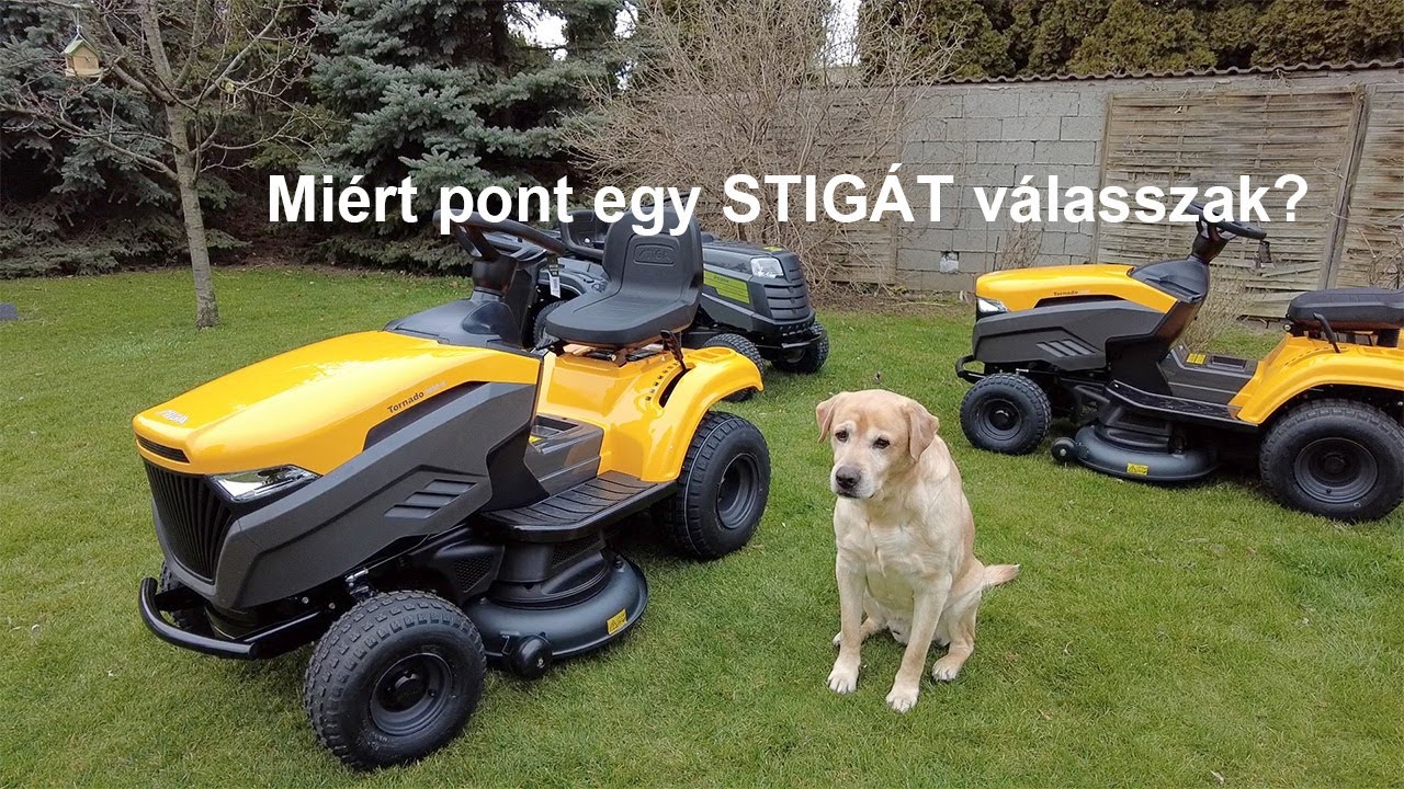 Miért válasszunk STIGA fűnyíró traktort? Megismerheti az előnyöket a Tornado 2098 H ST 500-ből.