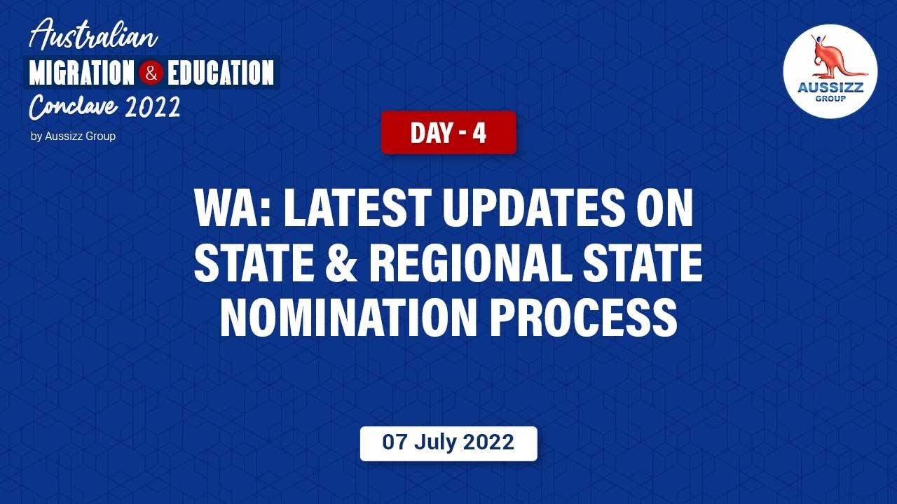 WA: Latest updates on State and Regional State Nomination Process