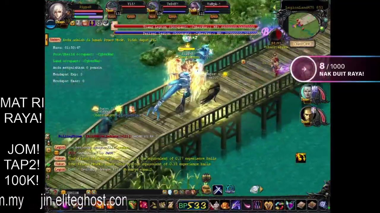 [JIN ONLINE 2024] CHAOS LEGEND RAMPAS TAKHTA DI LEGION WAR