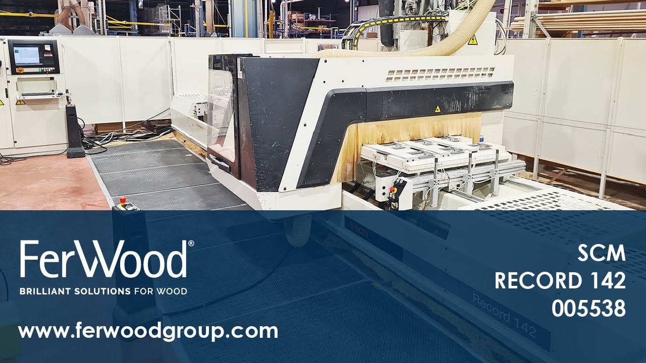5-Ти Осевой Обрабатывающий Центр во время работы - SCM - RECORD 142 - Ferwoodgroup