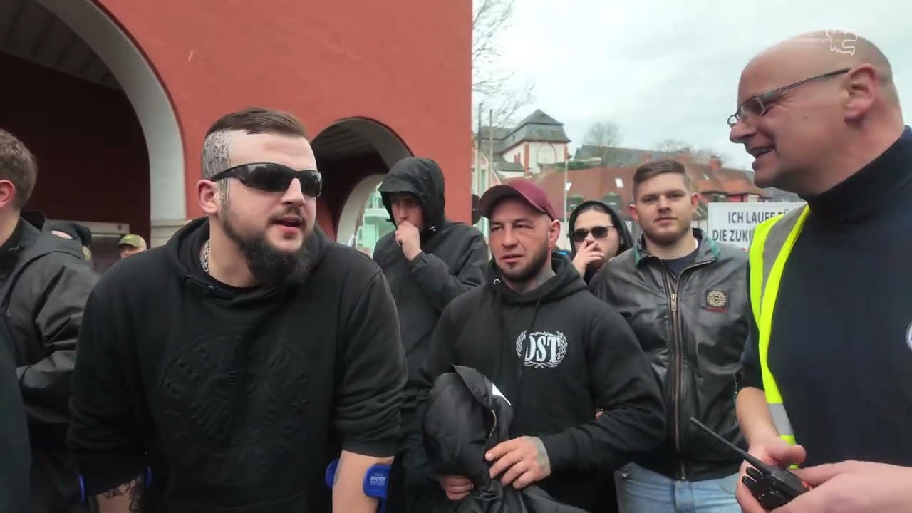 Rechtsextreme Rufe auf den Straßen von Aschaffenburg