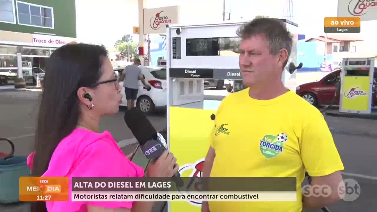 Alta do diesel em Lages: motoristas relatam dificuldade | Cotidiano | SCC Meio-Dia
