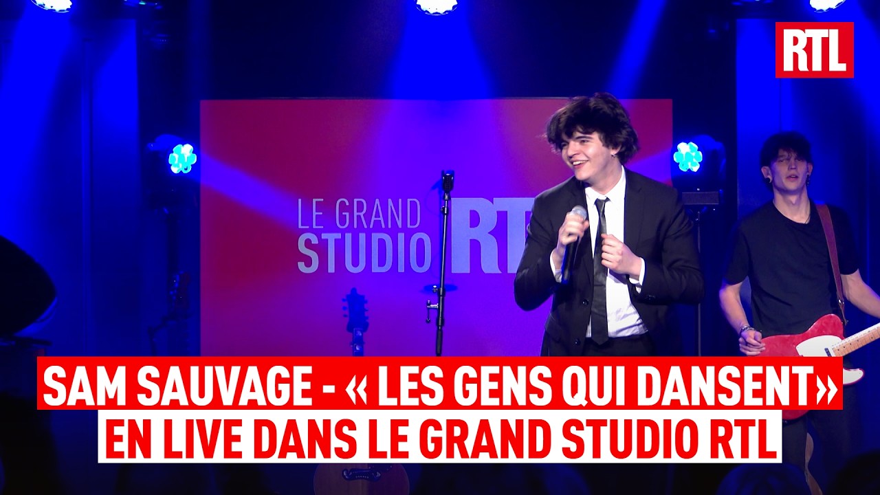 Sam Sauvage - Les gens qui dansent (Live) Le Grand Studio RTL