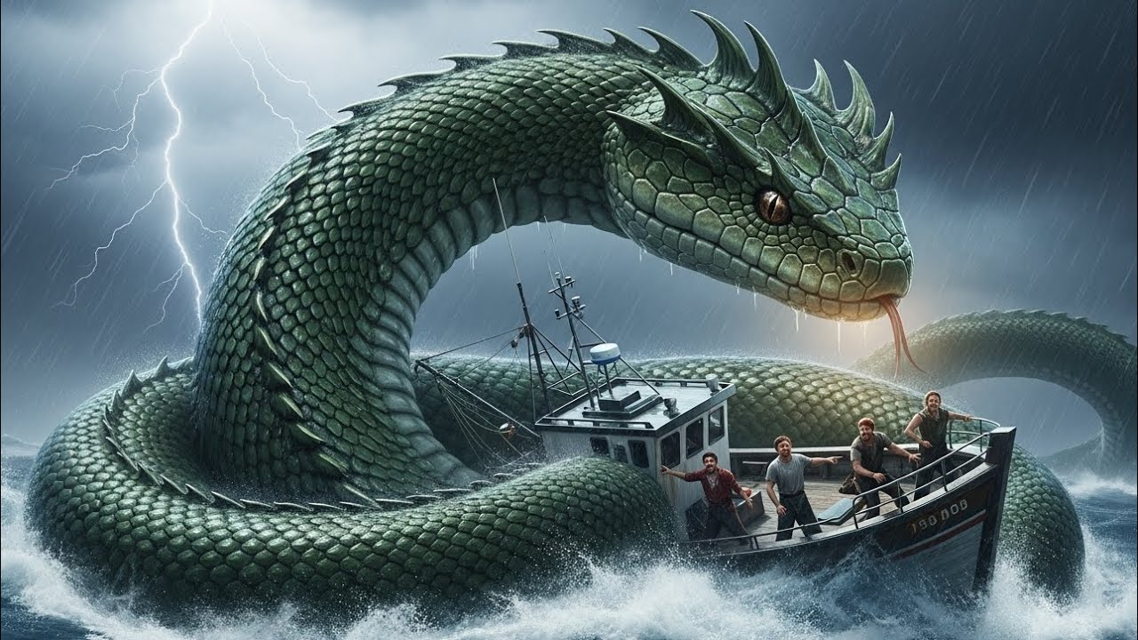 Caught from the Deep: The Giant Squid Encounter