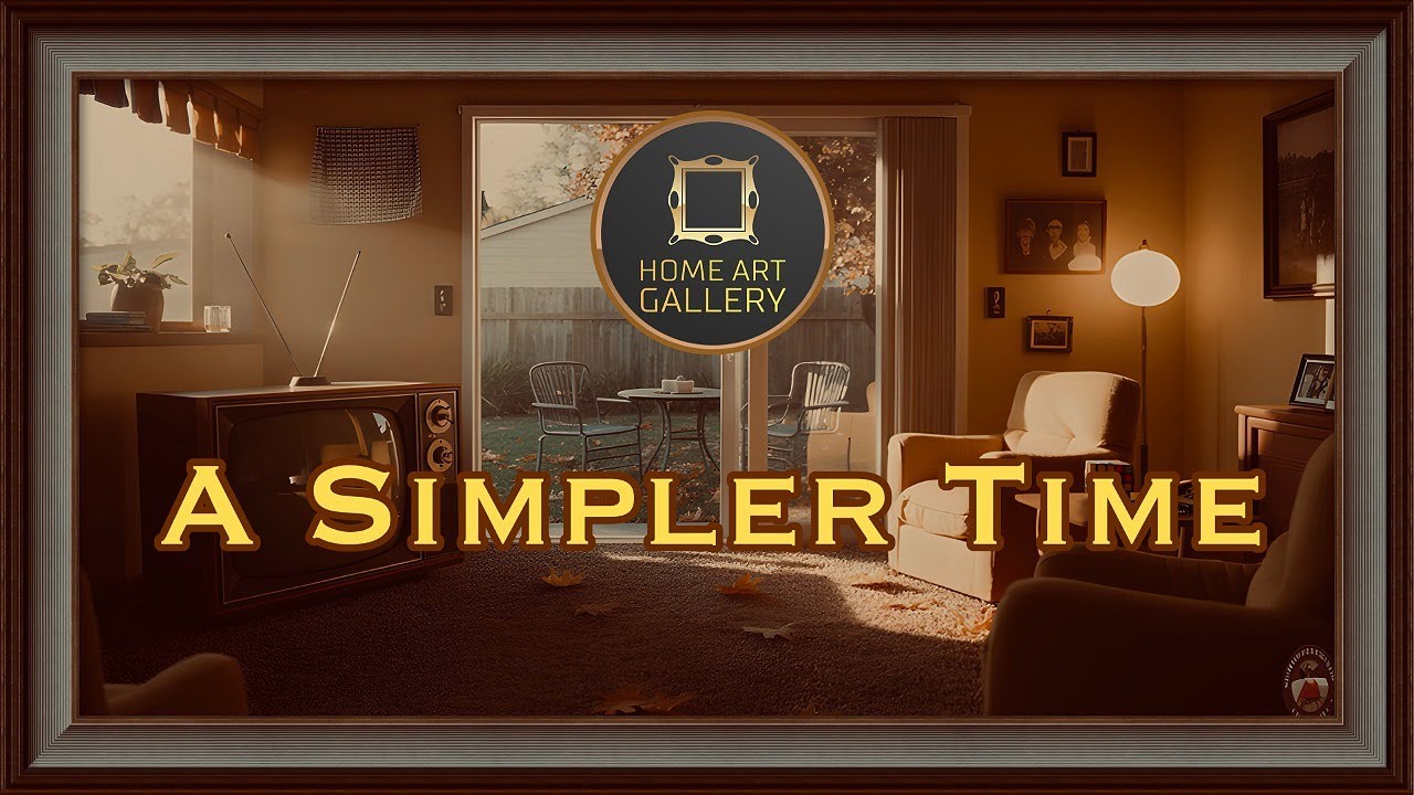 Vintage 1970s and 1980s Photo Art with Nostalgic Music | Frame TV Art