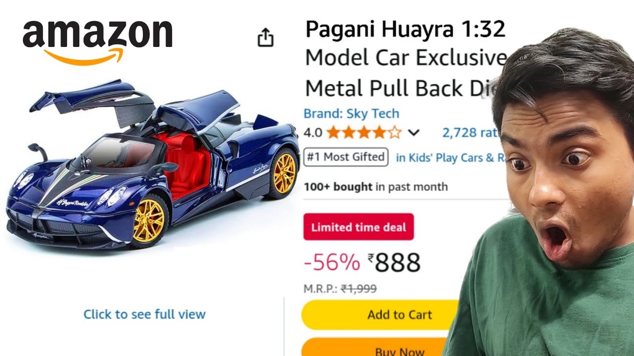 THIS CHEAPEST PAGANI HUAYRA FROM AMAZON IS INSANE 🤯🤯| PAGANI HUAYRA UNBOXING 🔥| CARTISTIC