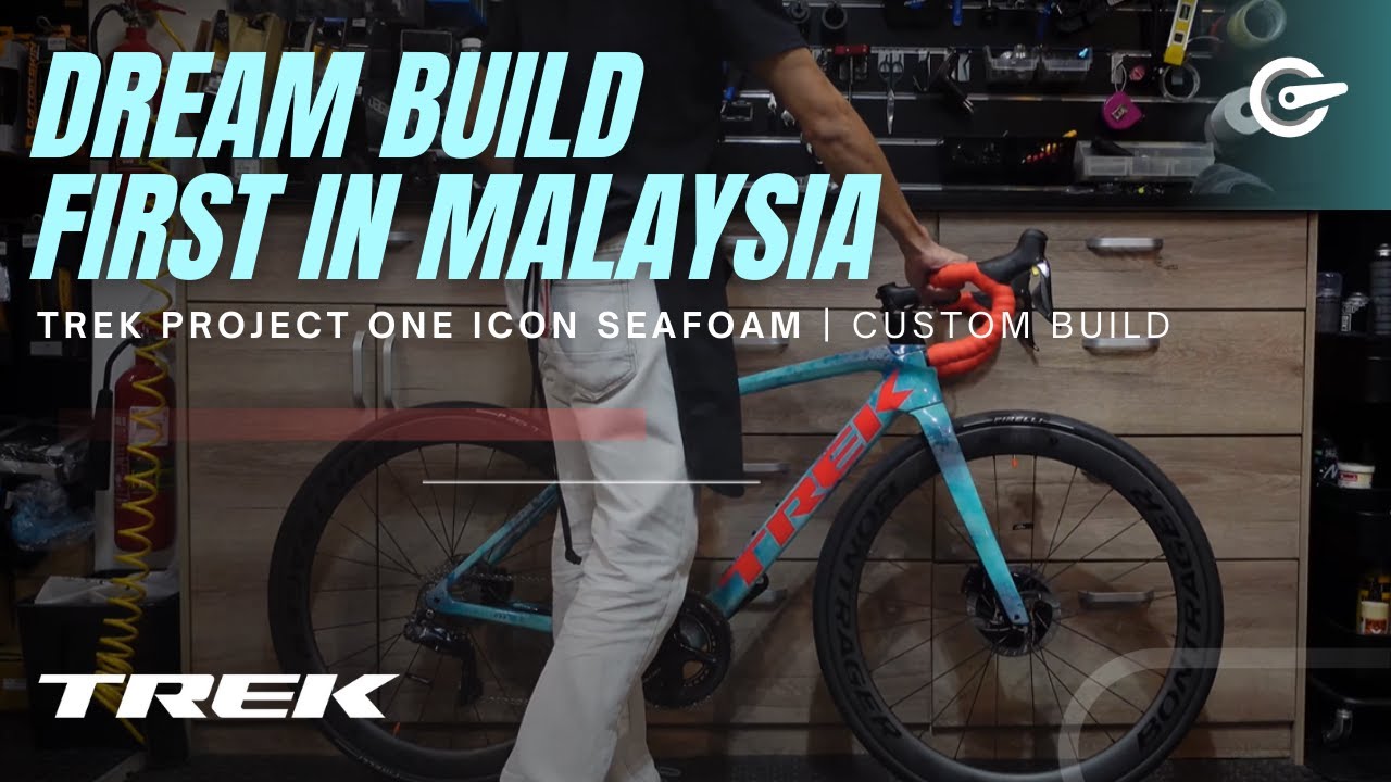 【4K Dream Build】Dream Build | Trek Project One ICON Émonda SLR 9 Seafoam [1st in Malaysia]