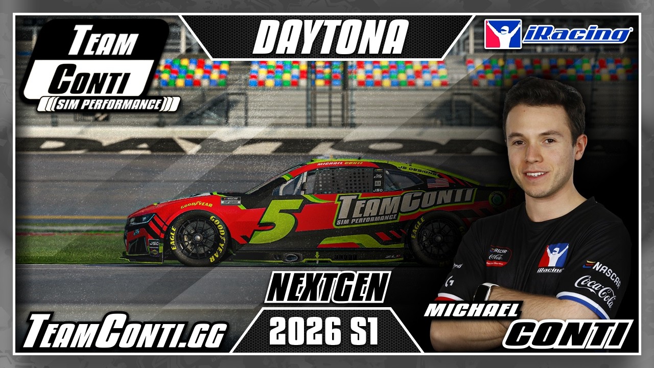 Team Conti Sim Performance | Руководство по квалификации | NASCAR NextGen в Дайтоне