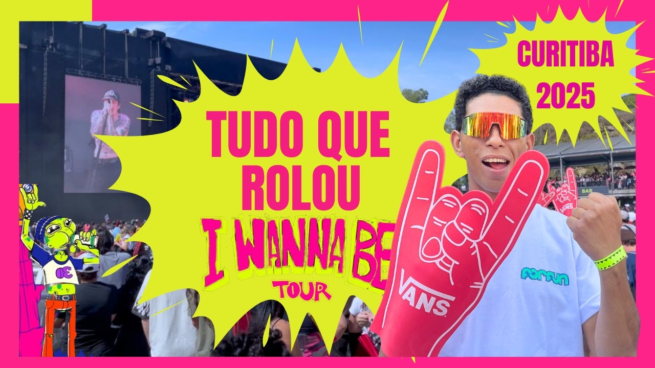 I WANNA BE TOUR 2025 EM CURITIBA: FALL OUT BOY, FRESNO, FORFUN E MAIS!