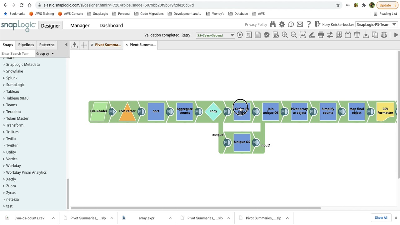 SnapLogic Generic Pivot Demo