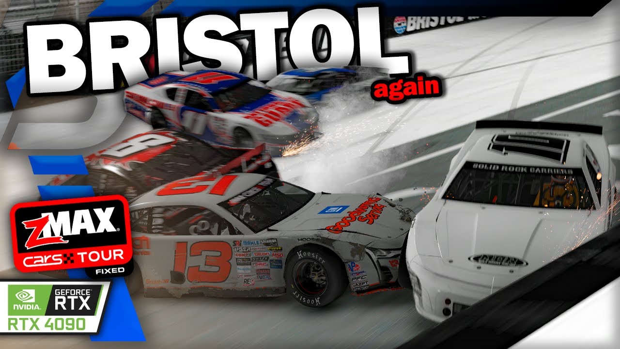 CARS Tour Fixed - Bristol - iRacing Oval Gameplay