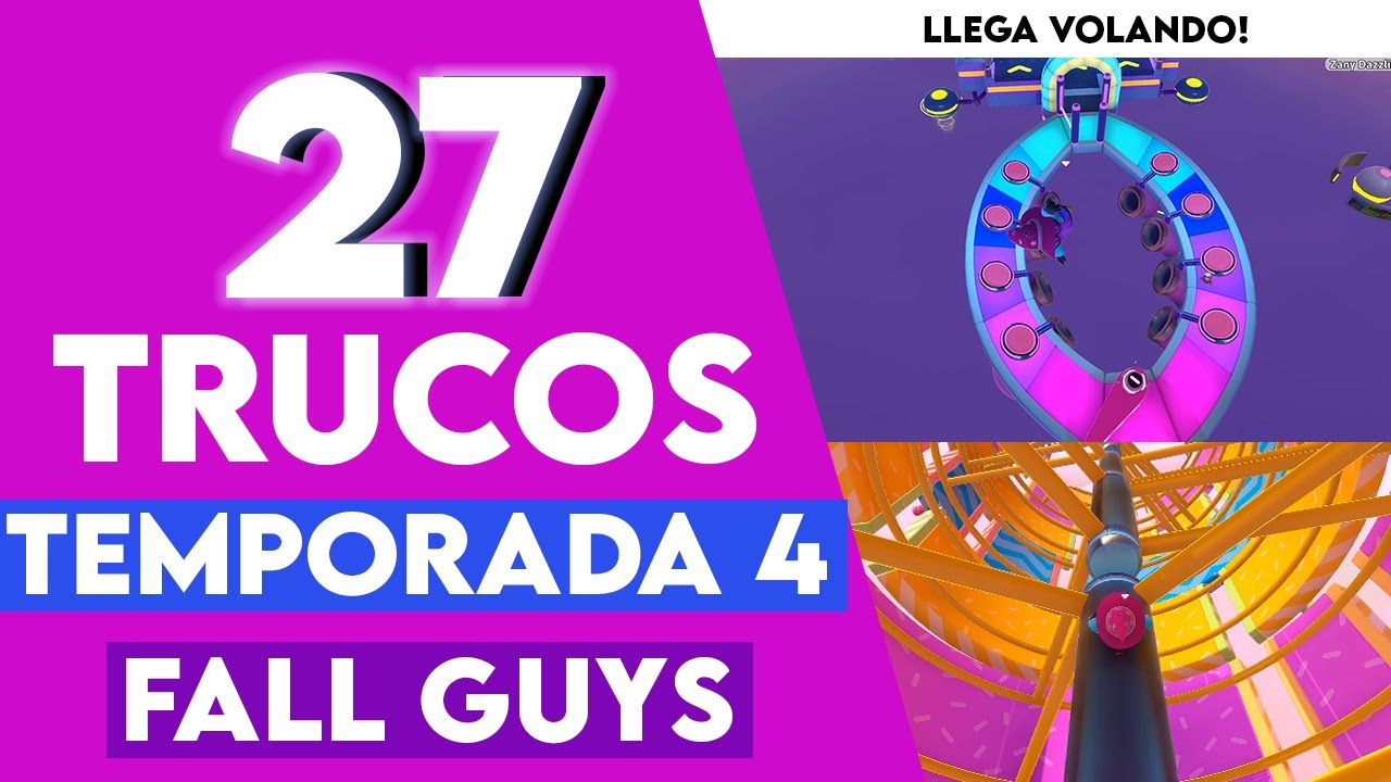 27 TRUCOS DE LA TEMPORADA 4 DE FALL GUYS!