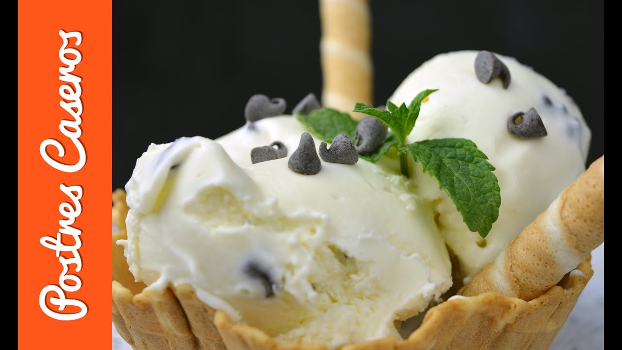 Helado de chocolate blanco #JavierRomero