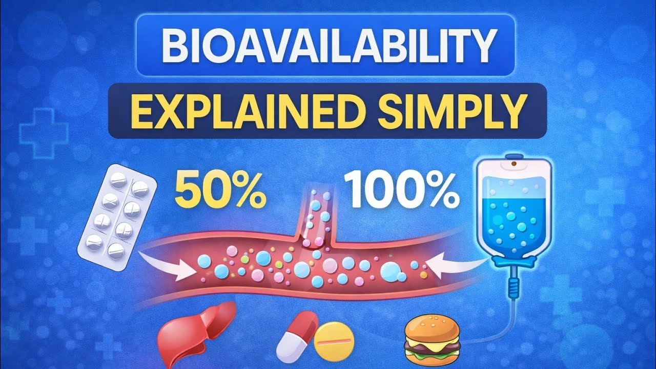 What is Bioavailability? Easy Explanation with Examples | Medi Queries 