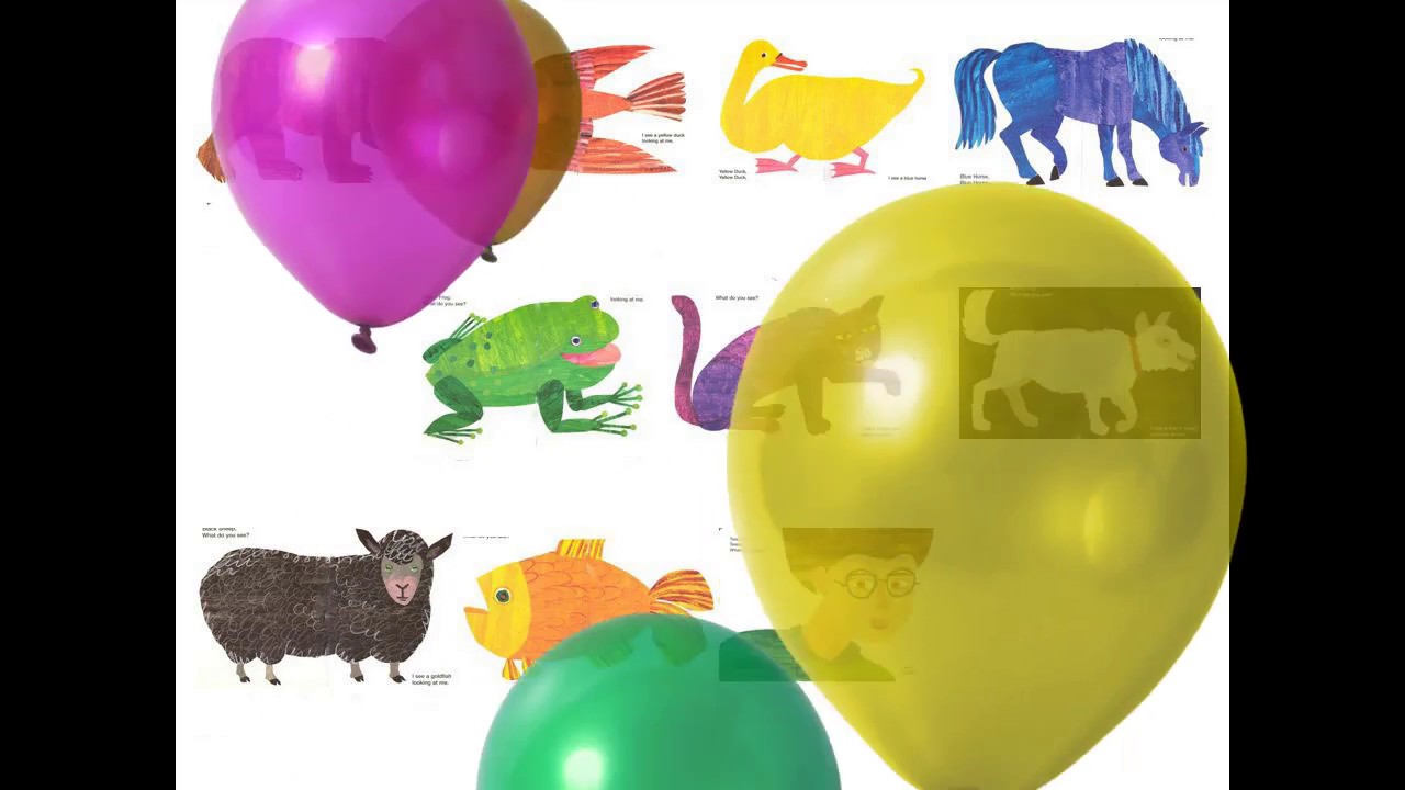 Brown Bear, Brown Bear, What do you see? Learn Color and animal for Children