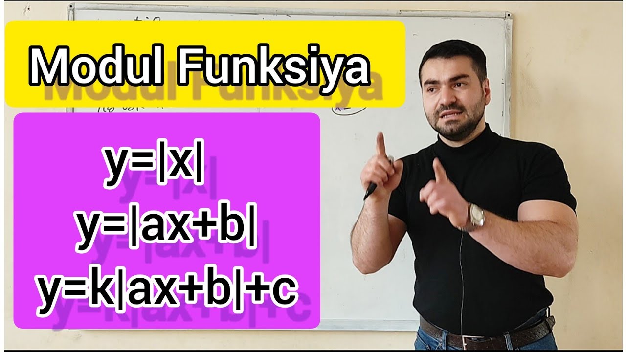 Funksiyalar . Modul funksiya asan izah #riyaziyyat