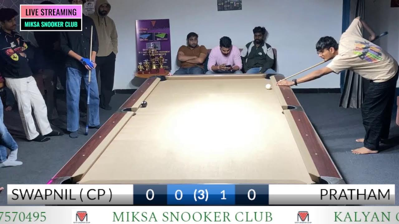 POOL TOURNAMENT PRATHAM VS SWAPNIL ( CP )