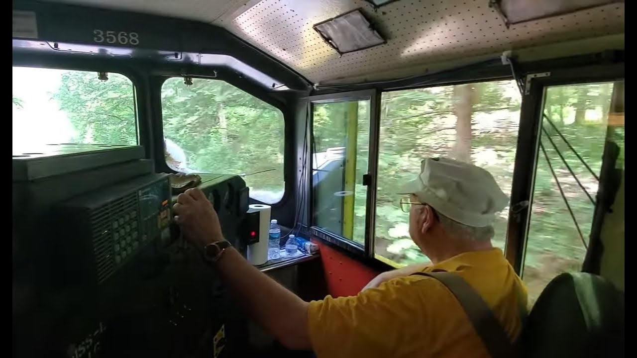 Cab Ride in an MLW M420 #3568 on the Oil Creek and Titusville Railroad.