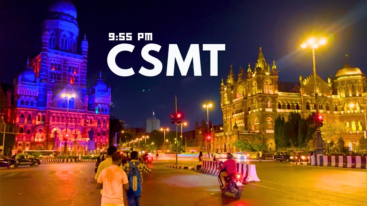 Gateway of India to CSMT Walking Tour | Mumbai Landmarks 4K 🇮🇳