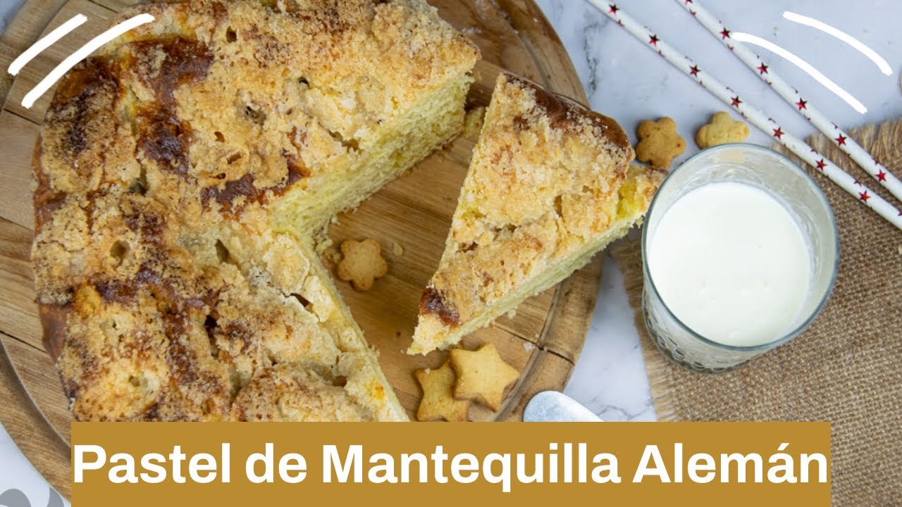 Pastel de mantequilla estilo alemán
