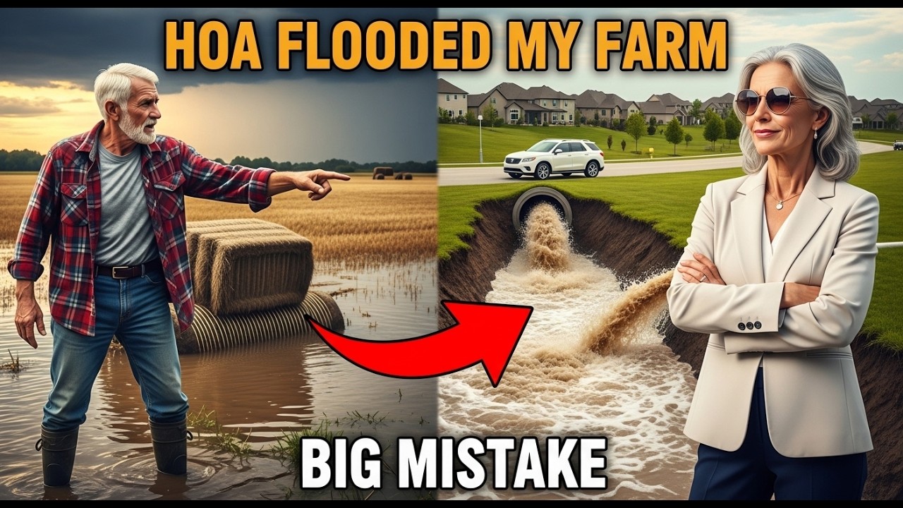 HOA Redirected Water Onto My Farm… Then Their Basements Flooded