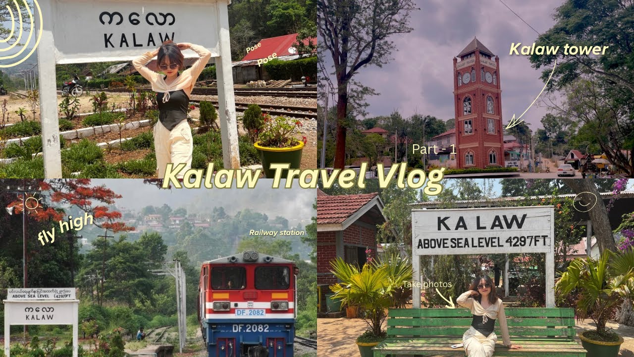 A Beautiful Journey to Kalaw Begins | Episode 1 | Myanmar Travel Vlog | ကလော|ရွာငံ|ပင်းတယခရီးစဉ်- ၁