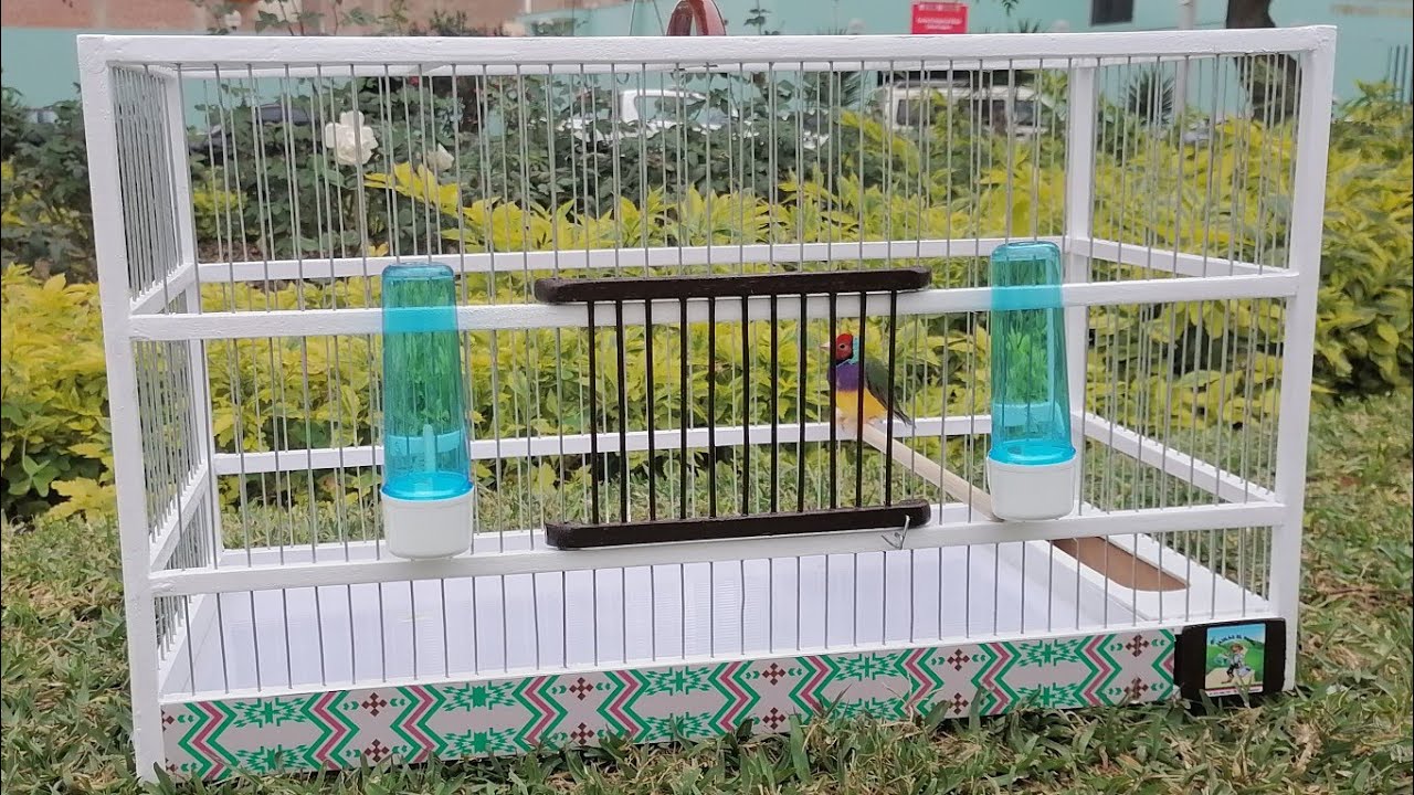 COMO HACER UNA JAULA ARTESANAL PARA AVES🤔PARTE 1