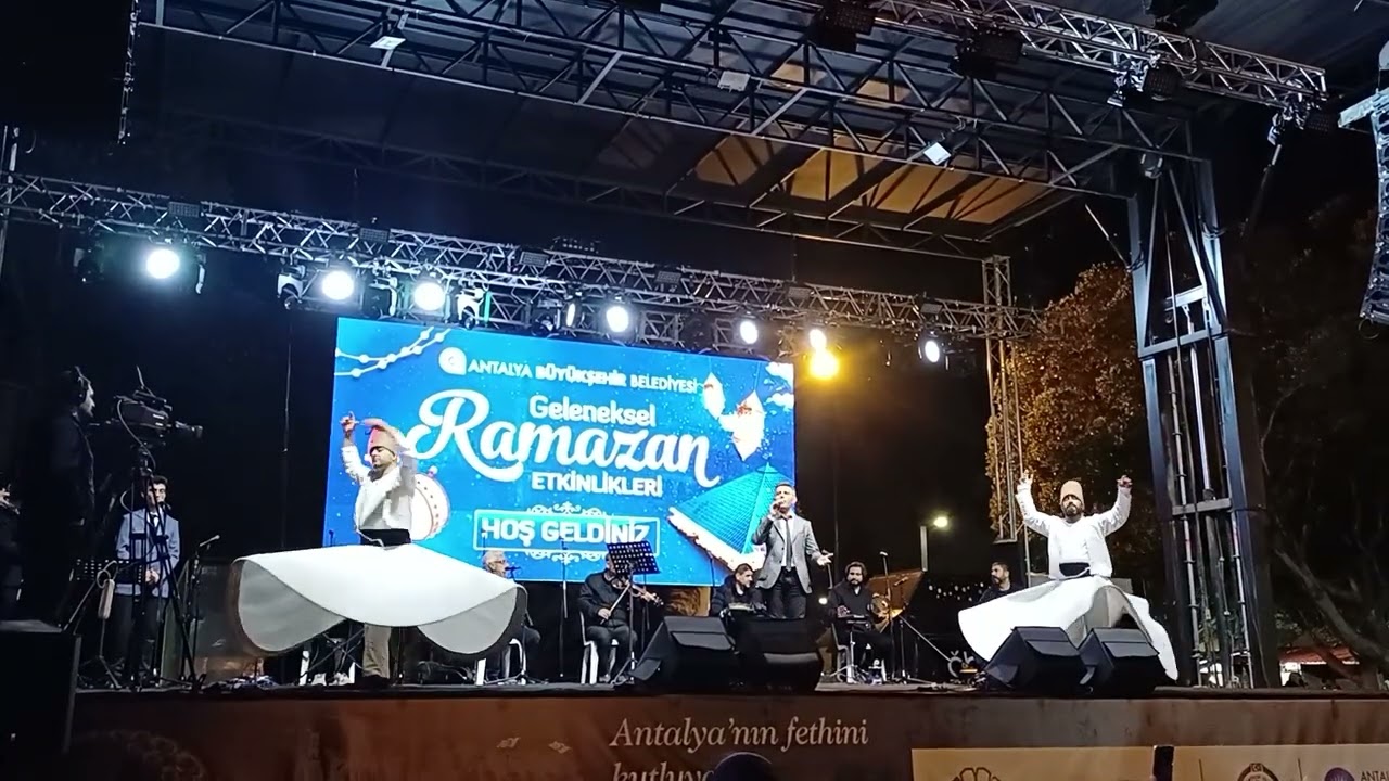 Sema Ve Semazen - Antalya BB Geleneksel Ramazan Etkinlikleri - Cam Piramit Fuar Ve Kongre Merkezi