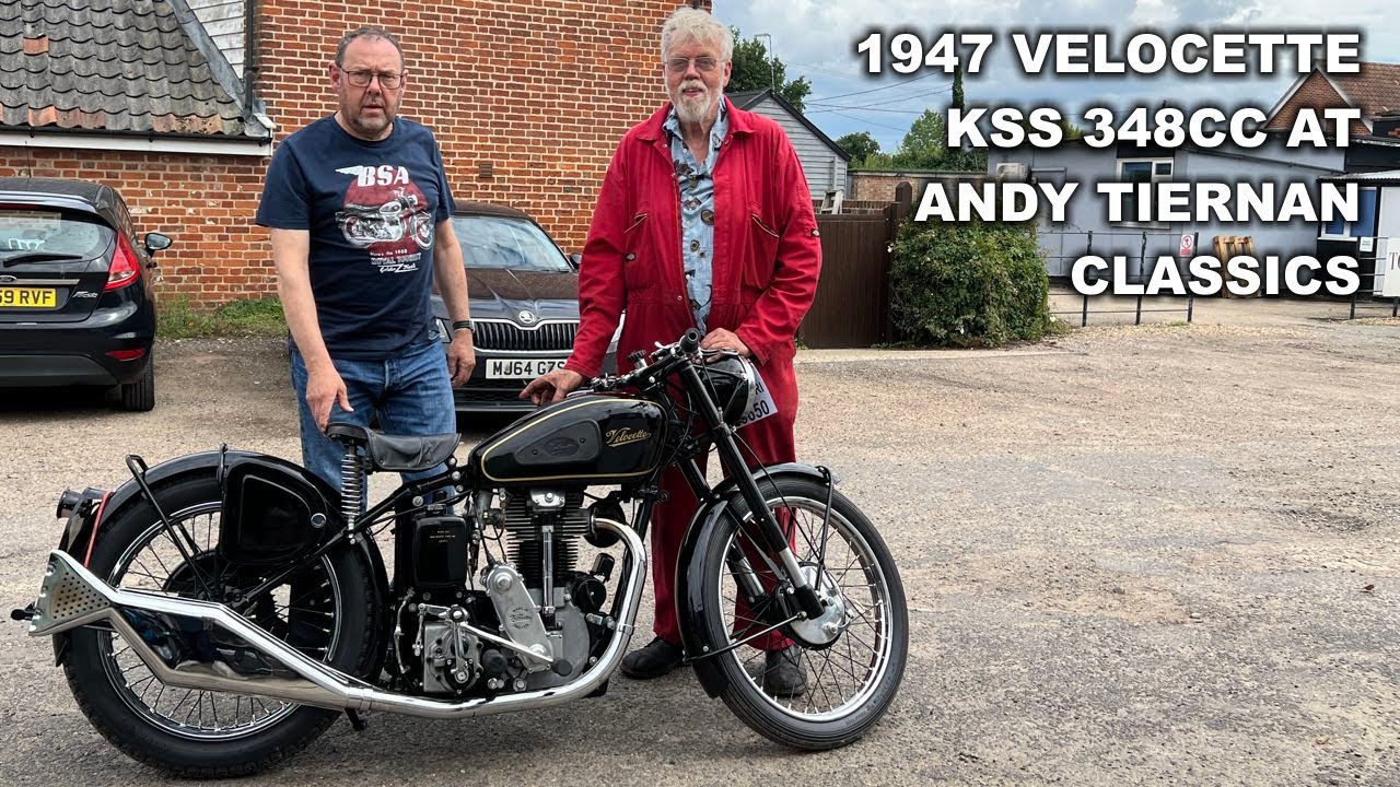 1947 Velocette KSS 350cc at Andy Tiernan Classics #09291VEL