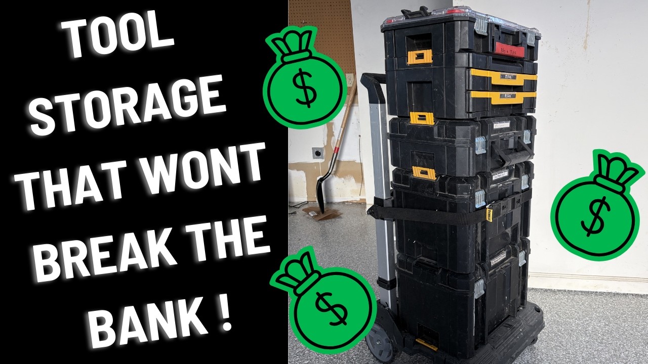 Dewalt TSTAK the Ultimate Budget Friendly Tool Storage System